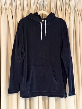 Closed Navy Pullover Hoodie - Terrycloth